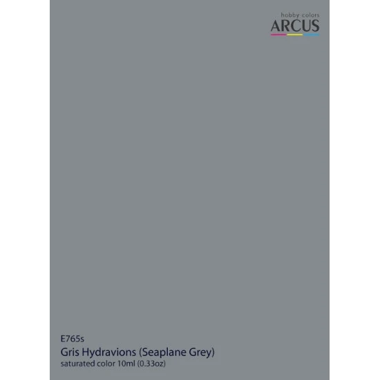 Arcus 765 Enamel Paint French Aviation Ww2 Gris Hydravions Seaplane Grey Saturated Color