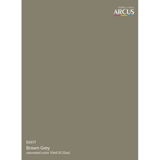 Arcus 097 Enamel Paint General Palette Brown Grey Saturated Color