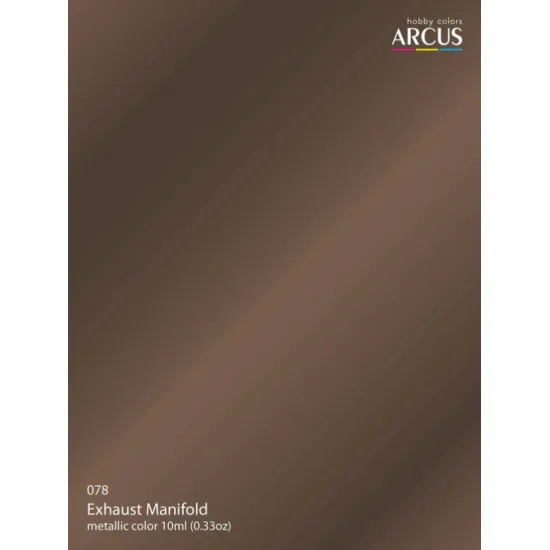 Arcus A078 Acrylic Paint Exhaust Manifold Saturated Color