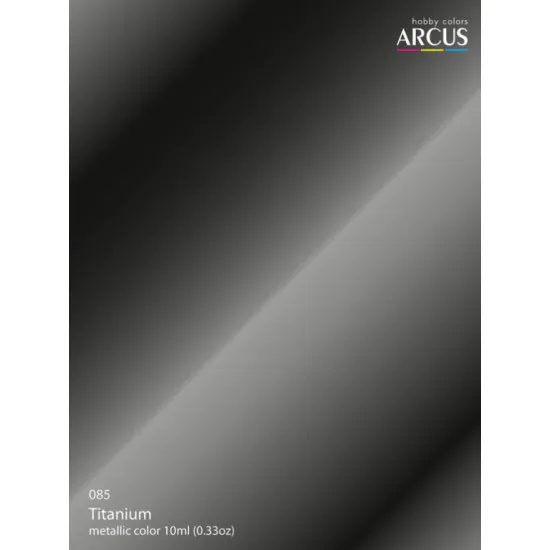 Arcus A085 Acrylic Paint Titanium Saturated Color