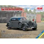 Icm 35542 1/35 Typ 320 W142 Wwii German Staff Car With Canopy Raised