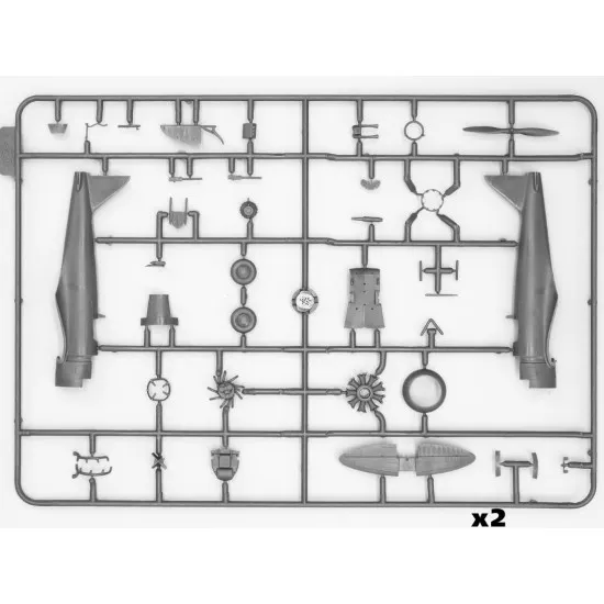 Icm Ds7204 Over The Skies Of China Ki 21 Ia Two Ki 27a 3 Models In A Set