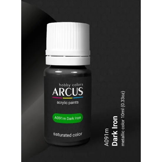 Arcus A091 Acrylic Paint Dark Iron Saturated Color