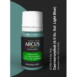 Arcus A190 Acrylic Paint A Ii St Gol Light Blue Saturated Color