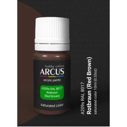 Arcus A209 Acrylic Paint Ral 8017 Rotbraun Saturated Color