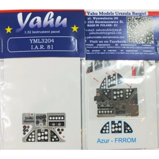 Yahu Model Yml3204 1/32 I A R 81 For Azur Accessories For Aircraft