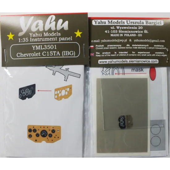 Yahu Model Yml3501 1/35 Chevrolet C15ta For Ibg Accessories For Aircraft