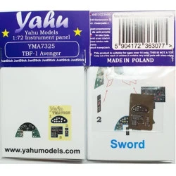 Yahu Model Yma7325 1/72 Tbf-1 Avenger For Sword Accessories For Aircraft