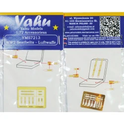 Yahu Model Yms7213 1/72 Ww 2 Seatbelts Luftwaffe Accessories For Aircraft