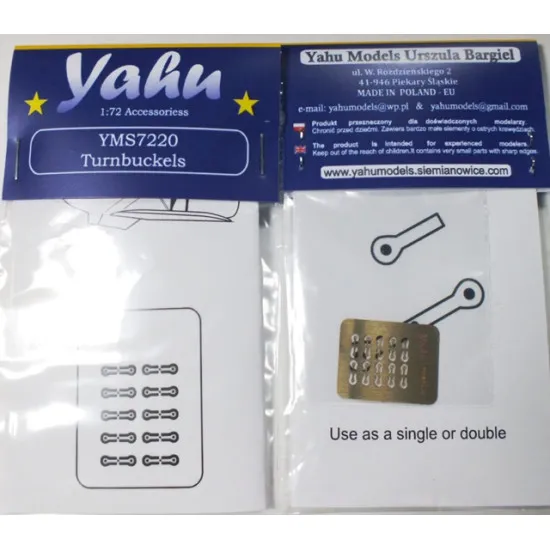 Yahu Model Yms7220 1/72 Turnbuckles Sr Rzymskie Accessories For Aircraft