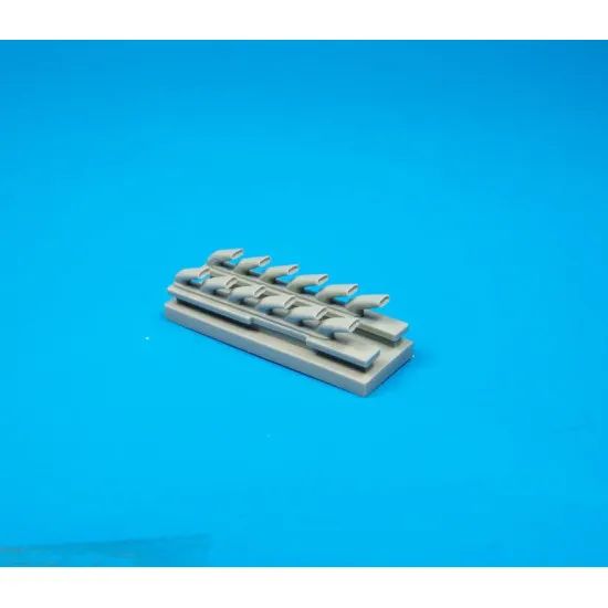 Quickboost 32010 1/32 Bf 109g-6 Exhausts Accessories For Aircraft