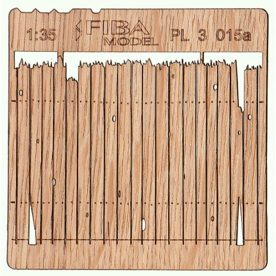 Model Scene Pl3-015 1/35 Wooden Fence Rotten Diorama Accessories