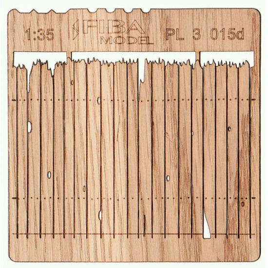 Model Scene Pl3-015 1/35 Wooden Fence Rotten Diorama Accessories
