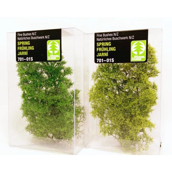 Model Scene 701-01s Minipack Natur Fine Bushes Spring Accessories For Diorama