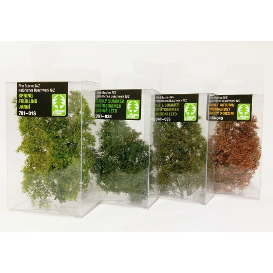 Model Scene 701-03s Minipack Natur Fine Bushes Late Summer Accessories Kit