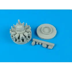 Quickboost 32038 1/32 P-47d Thunderbolt Engine Accessories For Aircraft