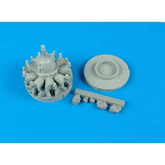 Quickboost 32038 1/32 P-47d Thunderbolt Engine Accessories For Aircraft