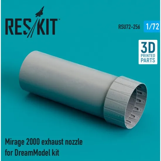 Reskit Rsu72-0256 1/72 Mirage 2000 Exhaust Nozzle For Dreammodel Kit 3d Printing