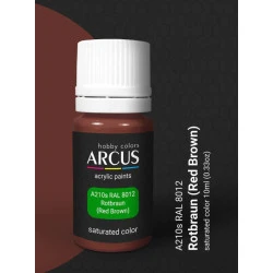 Arcus A210 Acrylic Paint Ral 8012 Rotbraun Saturated Color