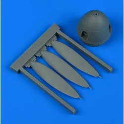 Quickboost 32255 1/32 Bf 109f-4 Propeller Accessories For Aircraft