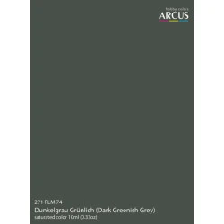 Arcus A271 Acrylic Paint Rlm 74 Dunkelgrau Grunlich Saturated Color