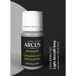 Arcus A343 Acrylic Paint Bs381c 627 Light Aircraft Grey Saturated Color
