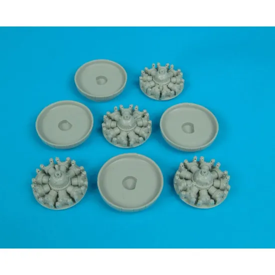 Quickboost 48039 1/48 B-17g Engines For Revell Or Monogram Accessories Kit