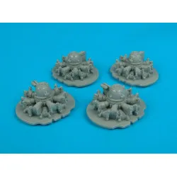 Quickboost 48048 1/48 B-24 Liberator Engines For Revell Or Monogram Accessories