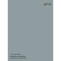 Arcus A258 Acrylic Paint Luftwaffe A258s Rlm84b Graublau Grey Blue Saturated Color