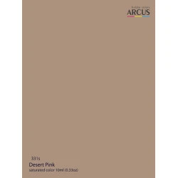 Arcus A331 Acrylic Paint Royal Air Force Desert Pink Saturated Color