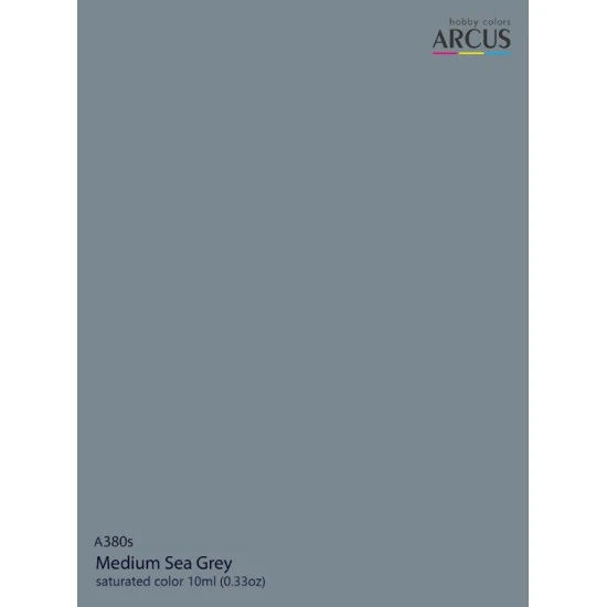 Arcus A380 Acrylic Paint Royal Air Force Medium Sea Grey Saturated Color
