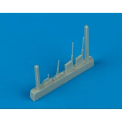 Quickboost 48129 1/48 Su-27 Flanker B Antennas Accessories For Aircraft