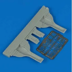 Quickboost 48174 1/48 F6f-3 Hellcat Undercarriage Covers For Eduard Accessories