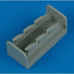 Quickboost 48179 1/48 Dewoitine D520 Exhaust For Tamiya Accessories For Aircraft