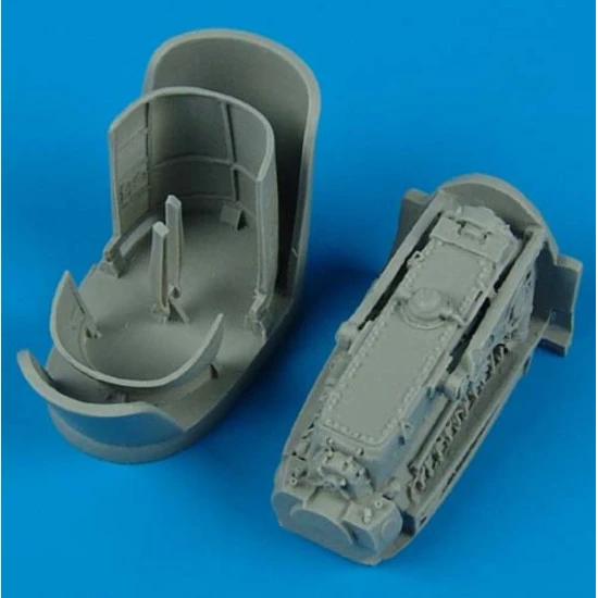 Quickboost 48204 1/48 Bf 110c/E Starboard Engine For Eduard Accessories Kit