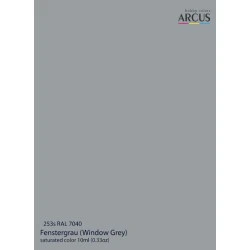 Arcus A253 Acrylic Paint Psu Ukraine Ral 7040 Window Grey Saturated Color