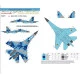 Foxbot 48-067a 1/48 Sukhoi Su27ubm Ukrainian Air Forces Digital Camouflage Decals With Masks