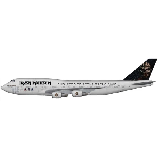 Bsmodelle 144592 1/144 Boeing 787 400 Iron Maiden Decal Model Aircraft