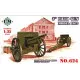3 inch field gun, model 1902 United States WWI 1/72 UMmT 624