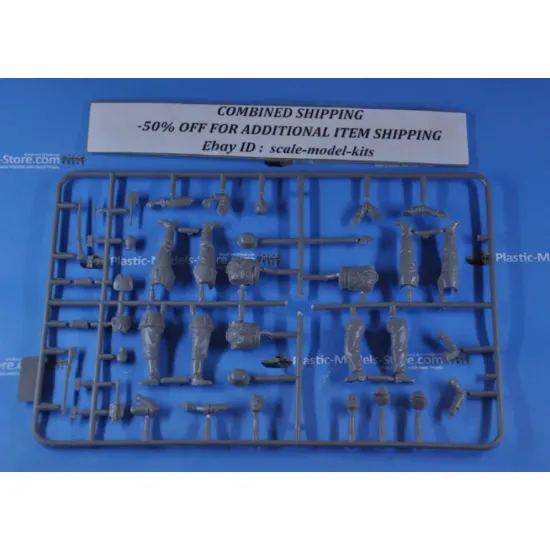 Us Stock Master Box 3510 1/35 German Military Men 1939 1942 Figures Kit