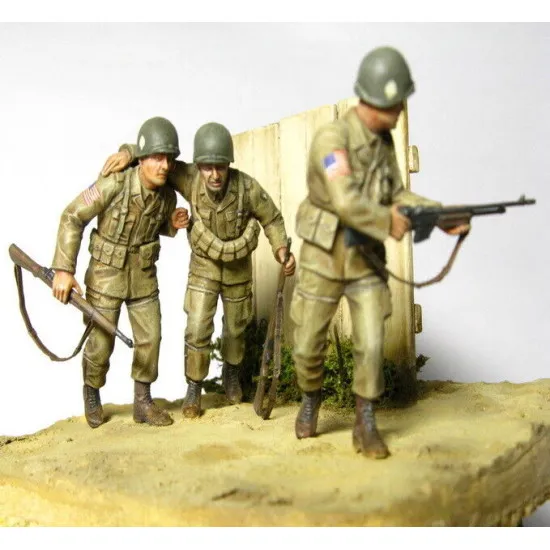 Master Box 3511 1/35 Us Paratroopers 1944 Figures Model Kit