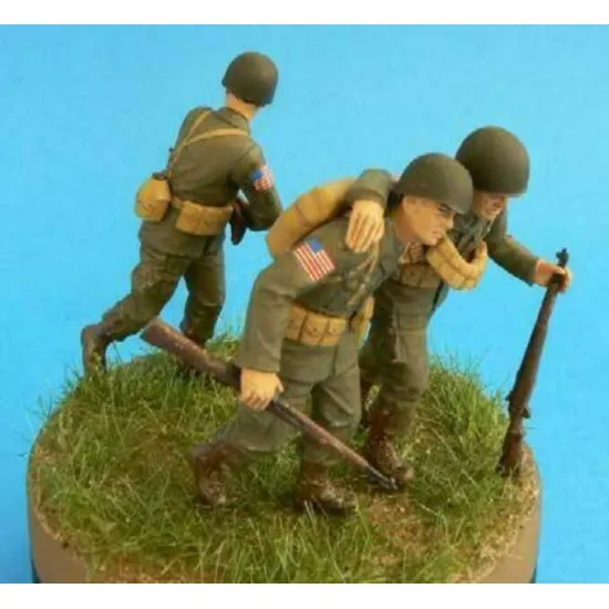 Master Box 3511 1/35 Us Paratroopers 1944 Figures Model Kit