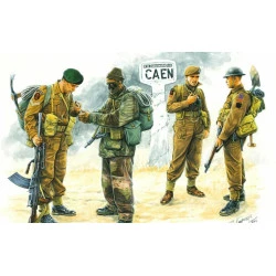 Master Box 3512 1/35 Wwii British Troops, Caen, 1944 Plastic Model Kit