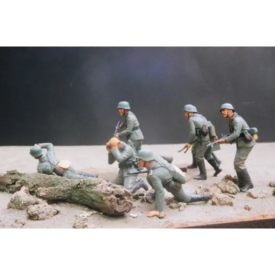 Master Box 3513 1/35 German Panzergrenadiers 1939 1942 Ww Ii Plastic Figures Kit