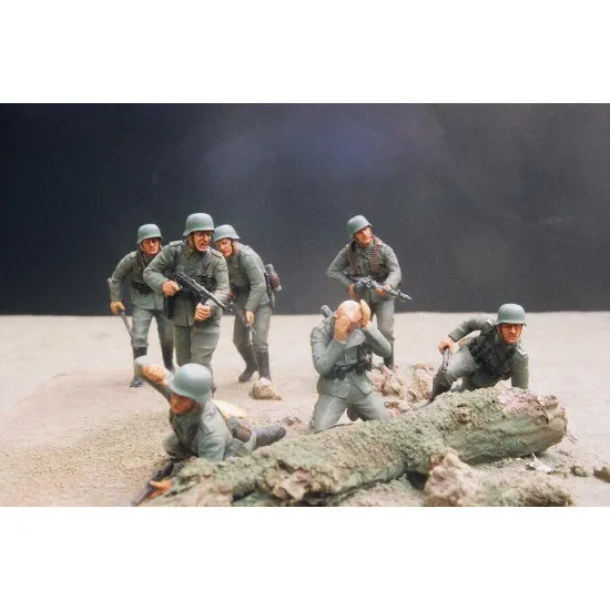 Master Box 3513 1/35 German Panzergrenadiers 1939 1942 Ww Ii Plastic Figures Kit