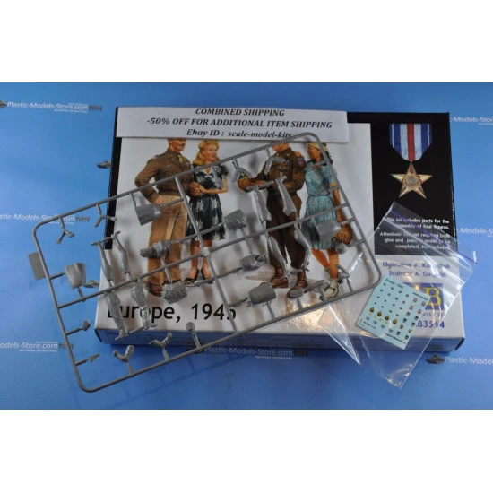 Master Box 3514 1/35 Europe 1945 Figures Model Kit