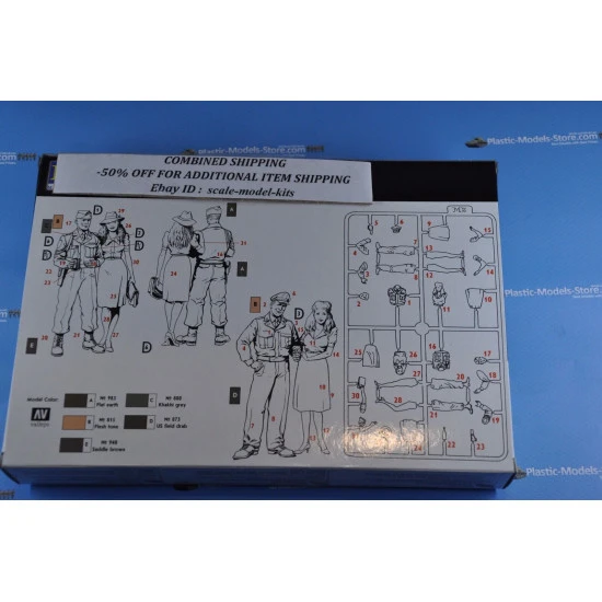 Master Box 3514 1/35 Europe 1945 Figures Model Kit