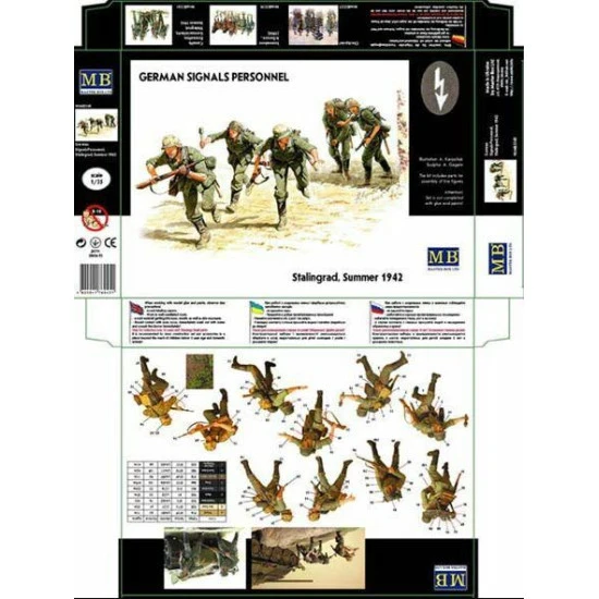 Master Box 3540 1/35 German Signals Personnel Stalingrad 1942 Model Kit