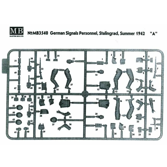 Master Box 3540 1/35 German Signals Personnel Stalingrad 1942 Model Kit