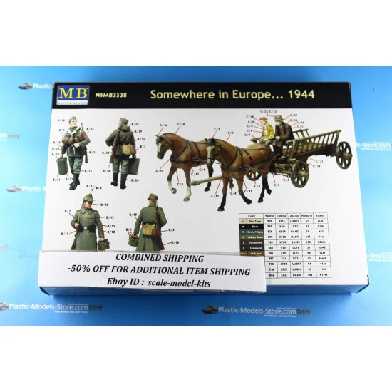 Master Box 3538 1/35 Somewhere In Europe 1944 Plastic Model